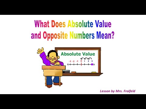 Absolute Value and Opposite Numbers (A+O) | SOMS – 6th Math