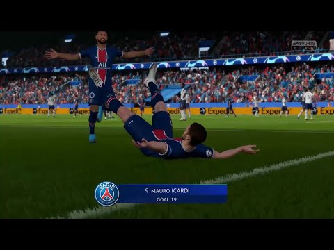 Icardi's Long Range Shot - PSG vs. Tottenham Hotspur - Champions League Highlights 25.12.21