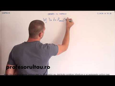 24   Matrice   operatii cu matrice   partea 7 - profesorultau.ro