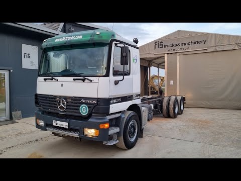 MERCEDES BENZ ACTROS 2635 6x4 chassis - FIŠ TRUCKS SLOVENIA
