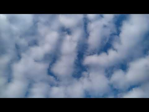 4K 1 hours Floating Clouds with Relaxing Music - calming, meditation, nature