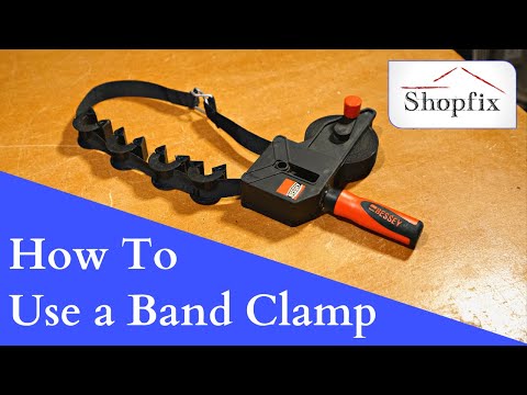 How to Use a Band Clamp - Woodworking Tip