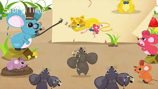 Reading Short Moral Stories Aesop Belling the Cat Fable