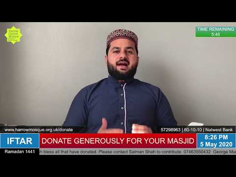 Iftar Bayan | 11th Ramadan 1441 AH | Hafiz Jamil Khan | Dars-e-Hadith