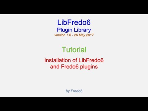 LibFredo6 - installation - 2 Jun 2017