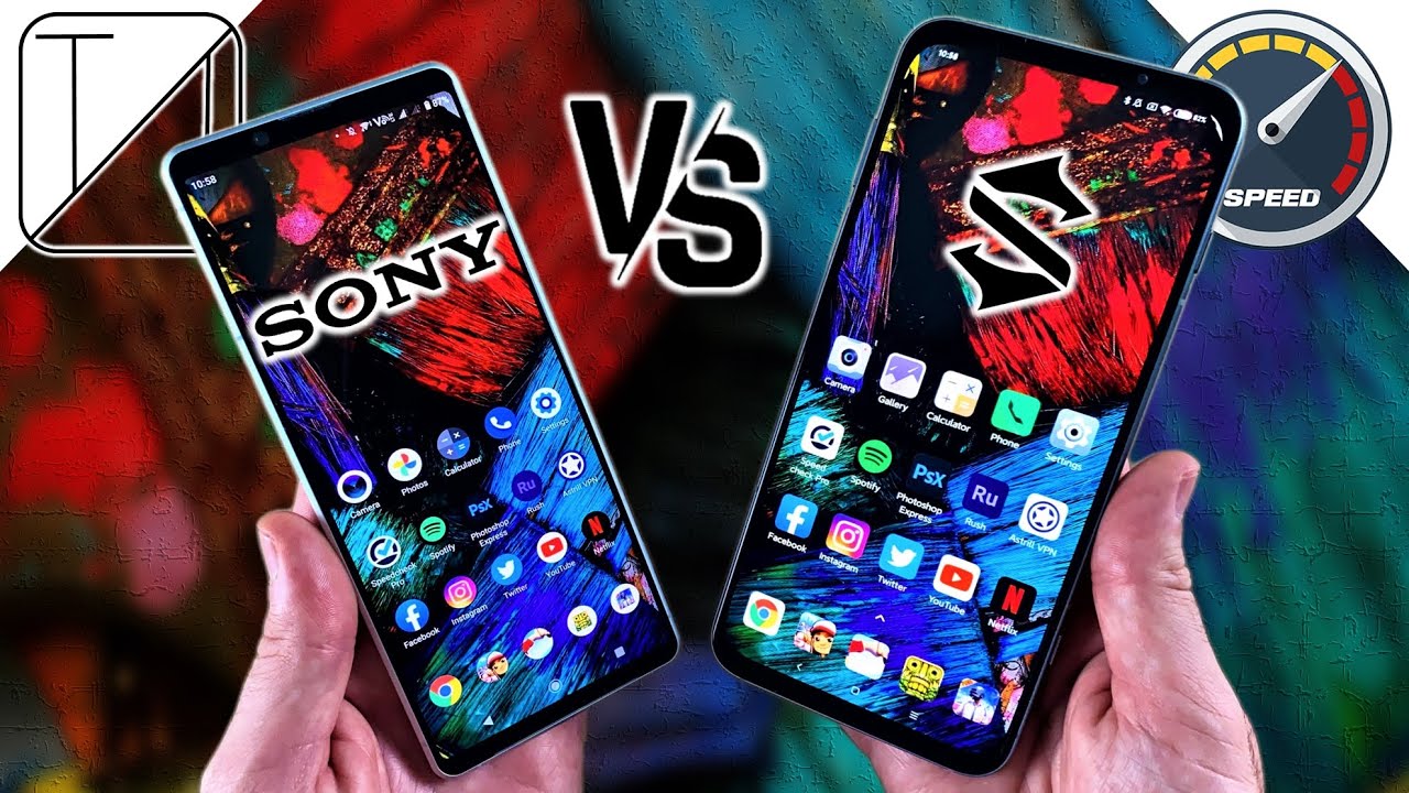 Sony Xperia 1 II vs Black Shark 3 Pro Speed Test