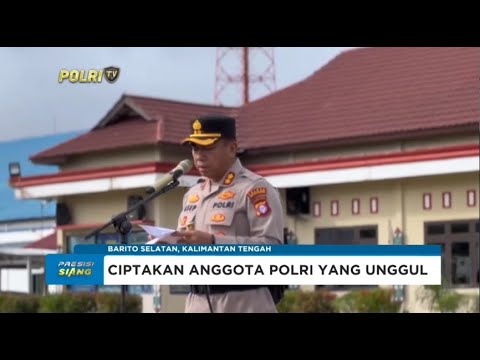 POLRES BARSEL GELAR LATIHAN KERJA SISWA SPN POLDA KALTENG
