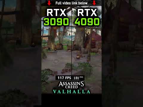 RTX 3090 vs RTX 4090 in Assassin's Creed Valhalla | 1080p