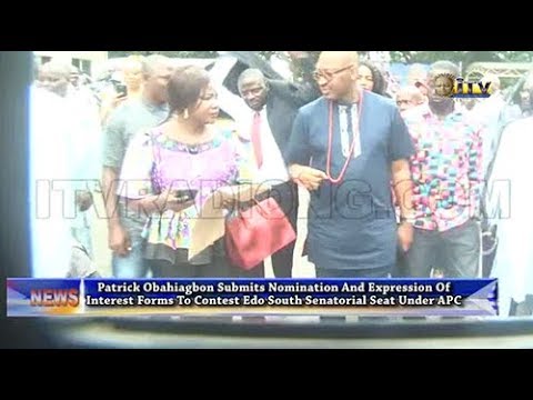 Obahiagbon submits nomination and expression of interest forms