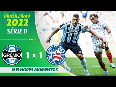 Gols e lances de Grêmio x Bahia