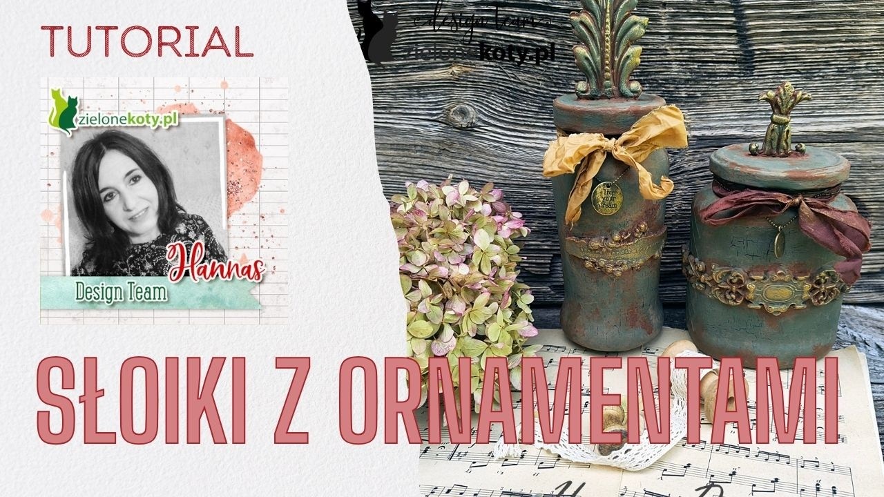 Słoiki z ornamentami + video | Hannas