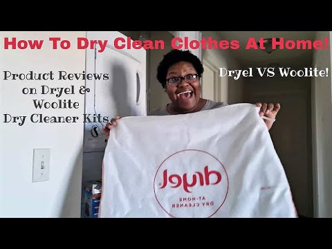 How To Dry Clean Clothes At Home | Product Review | Woolite Vs Dryel