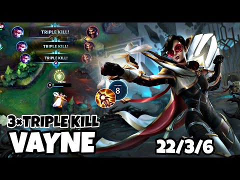 Wild Rift VAYNE | VAYNE VS DRAVEN WHO WIN IN PATCH 3.4B? |GAMEPLAY |BUILD & RUNES | #vayne #wildrift