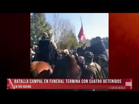 BATALLA CAMPAL EN FUNERAL TERMINA CON CUATRO DETENIDOS EN RÍO BUENO