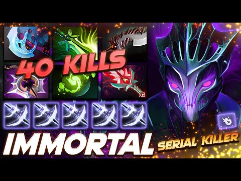 Spectre 40 Frags Awesome All Map Hunter - Dota 2 Pro Gameplay [Watch & Learn]