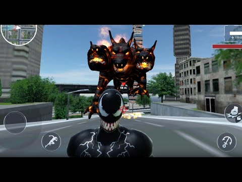 Venom Spider Vs Monster Dog - Flying Spider Hero City Crime Battle | Android GamePlay