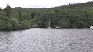 preview picture of video 'Views from a Boat Ride on Lake Windemere, Cumbria, UK - 5th September, 2013'