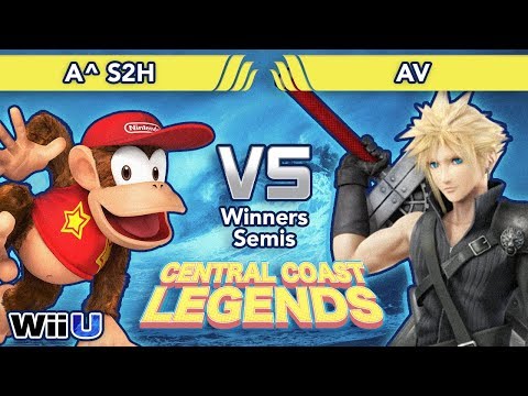 CenCoast Legends - A^ S2H (Diddy Kong) Vs. AV (Cloud, DK & Sheik) -Singles WSF - Smash Wii U