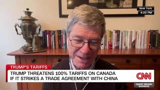 Columbia Economics Professor Jeffrey Sachs on President Trump's pressure on Canada