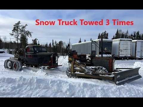 Snow Truck with Snow Tracks Only Stuck 3 Times Today Feb 11 2026