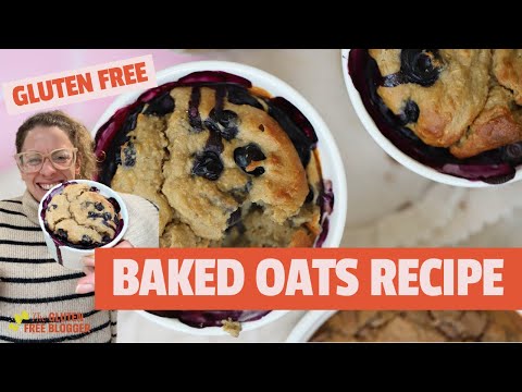 Easy Baked Oats Recipe (Gluten Free, High Protein Breakfast)