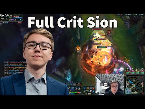 TheBausffs Gets An INSANE 1v5 PENTAKILL On Full Crit Sion!!