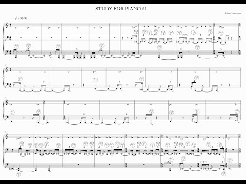 Johan Svensson: study for piano #1 (2015)