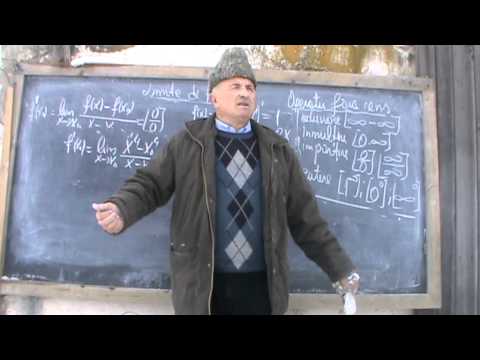 11. Bazele Matematicii: Lectia 24 - Notiunile de  LIMITA, DERIVATA (Clasele 11-12)  11/13