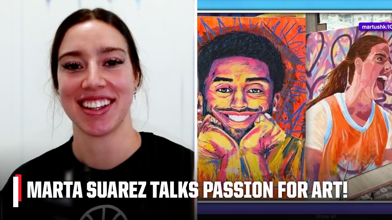 Mercury's Marta Suarez opens about her first WNBA season and passion for art 🎨 | Vibe Check