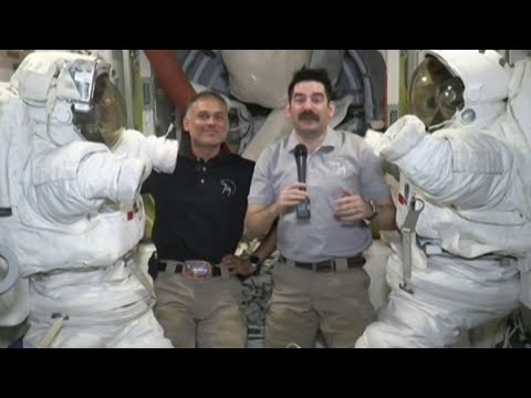 NBC News catches up with astronauts on the U.S. mission to the International Space Station