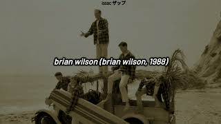 brian wilson - little children / one for the boys (subtitulada al español)