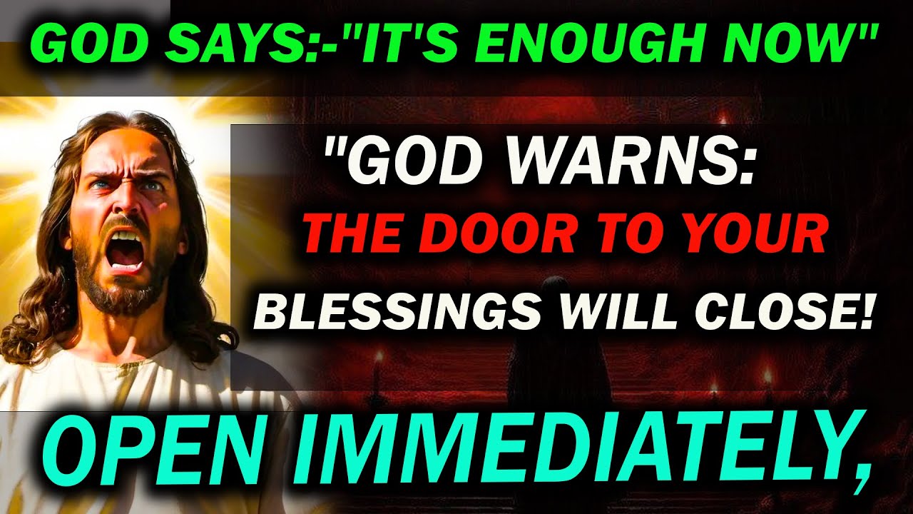 "GOD WARNS: "IF YOU DON’T OPEN THIS IMMEDIATELY, THERE WILL BE NO TURNING BACK!👆GOD MESSAGE TODAY!