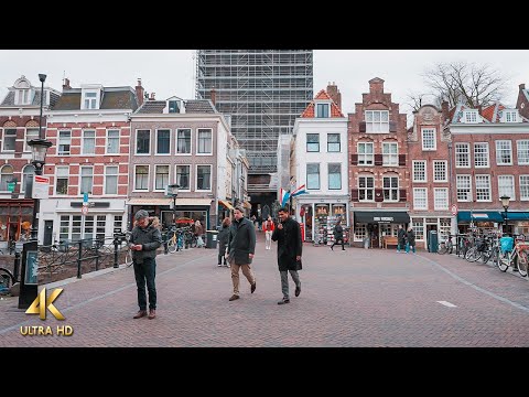 Utrecht, Netherlands, 4K Walking Tour, City Ambience