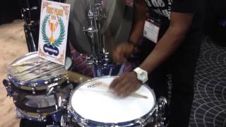 Jamming with Fred York at NAMM 2015 - Rotodrum