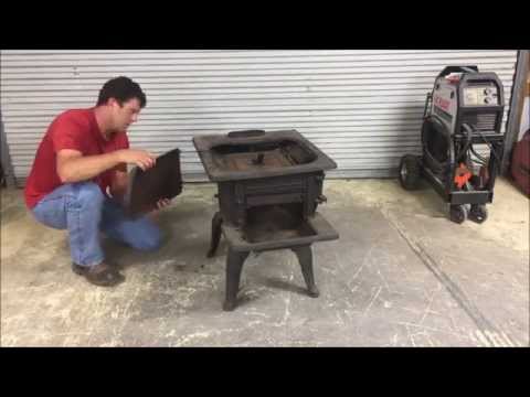 How to MIG Weld Cast Iron on a Wood-Burning Cook Stove
