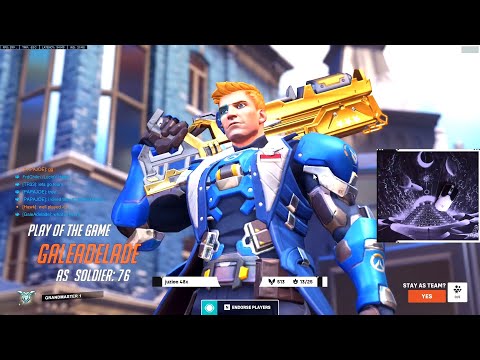 GALE CARRY SOLDIER 76 - POTG! [ OVERWATCH 2 GAMEPLAY ]