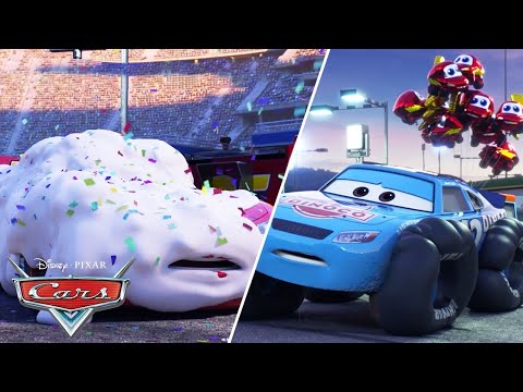 Cars 3 Funniest Moments | Pixar Cars | @disneyjr