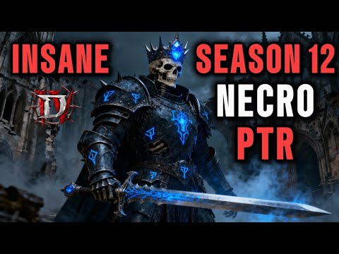 INSANE Season 12 NECRO BUILD DOMINATING PITS 102 | Diablo 4 Season 12 Necromancer S-Tier Build SKULM