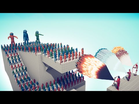 100x AMONG US + GIANTS vs TRIO GODS - TABS | Totally Accurate Battle Simulator