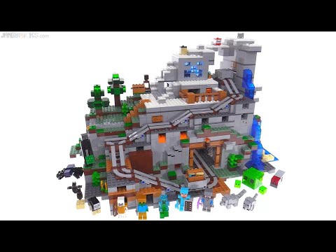 🔄 LEGO Minecraft 2017 The Mountain Cave review ⛰️ 21137 re upload