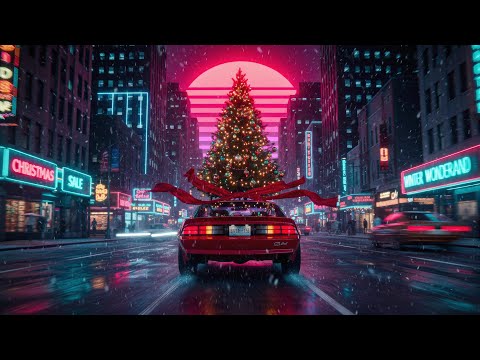 ＢＡＣＫ　ＴＯ　ＣＨＲＩＳＴＭＡＳ　１９８５ [ Retro Synth Pop – Chillwave Christmas Mix ] | Neon Holiday Drive