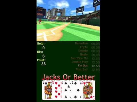 Baseball Video Poker Video
