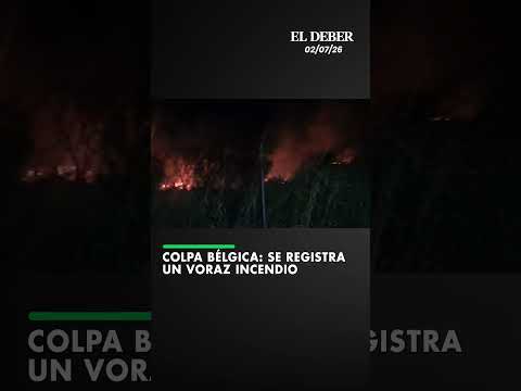 Colpa Bélgica: Se registra un voraz incendio