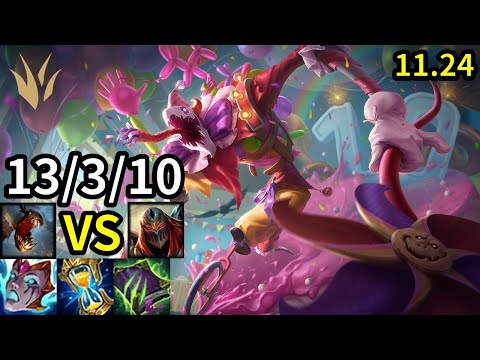 Fiddlesticks Jungle vs Zed - KR Master | Patch 11.24