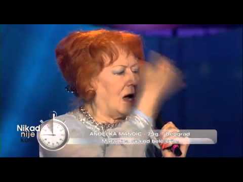 Andjelka Mandic Maramica sva od bele svile (live) Nikad nije kasno EM 19 28.02.16.