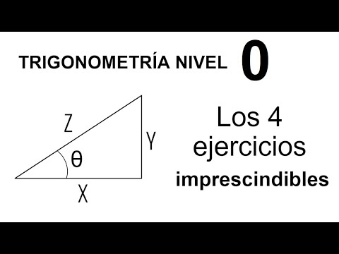 LA TRIGONOMETRÍA MÁS BÁSICA. 4 Ejercicios.