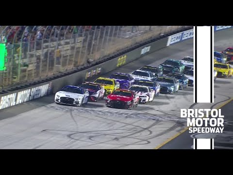 NASCAR 2022 バスプロショップ ナイトレース（ブリストル・モーター・スピードウェイ）ハイライト動画