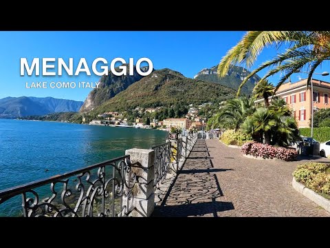 MENAGGIO WALKING TOUR /MENAGGIO COMO ITALY  4K UHD