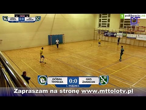 Futsal Skrót meczu II liga podkarp.GÓRAL Tryńcza - GKS Zarzecze 10:5(3:2) [2016-11-13]