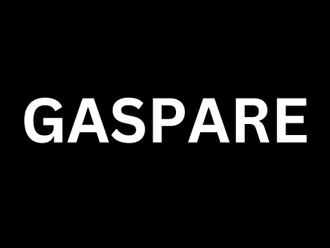 How to Pronounce "Gaspare in English language? [How to say Gaspare...?